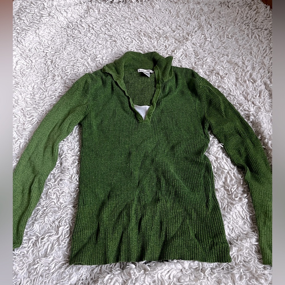 90s vintage green sweater